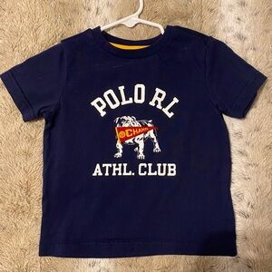 Polo by Ralph Lauren Kids Graphic Tee in Navy
